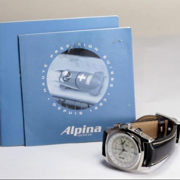 Alpina Heritage Chronograph Telemeter Wristwatch - Picture 3 of 8